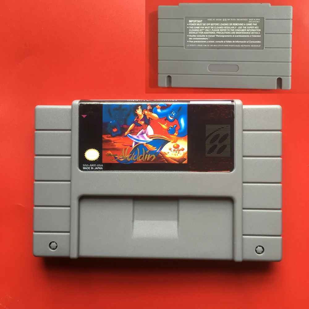 Высокое качество Аладдин США версии 16 бит Супер карточная игра для NTSC игры|16 bit|16
