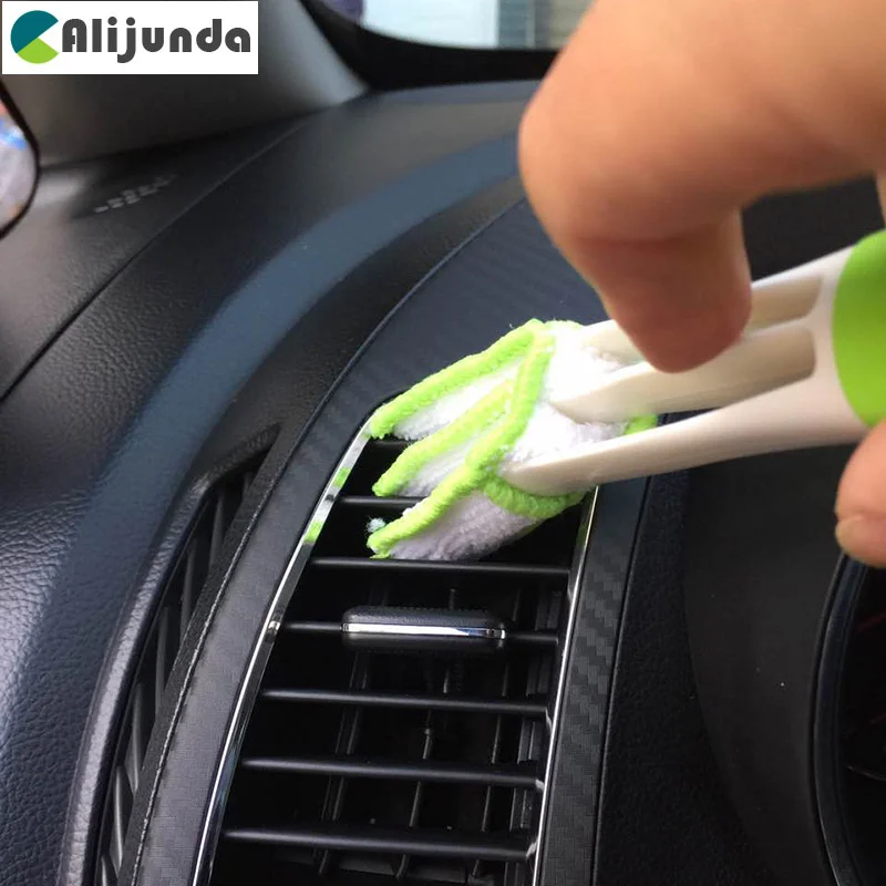 Щетка для очистки автомобильного кондиционера с двойной головкой Mitsubishi