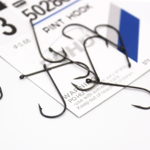 Крючки рыболовные из нержавеющей стали, 50шт.упак., с удлиненным хвостовиком, 50286