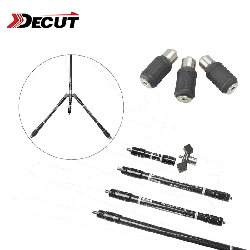 

1 комплект, стабилизатор DECUT Archery Crown, стабилизатор баланса 30 Дюймов, 10 дюймов, 4 дюйма