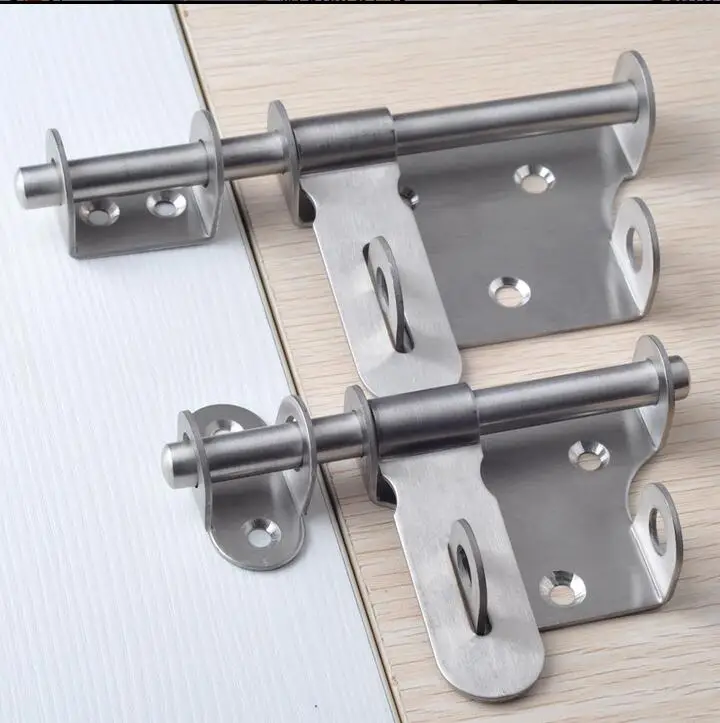 

small size stainless steel Door Bolts Anti-theft lock buckle With screw