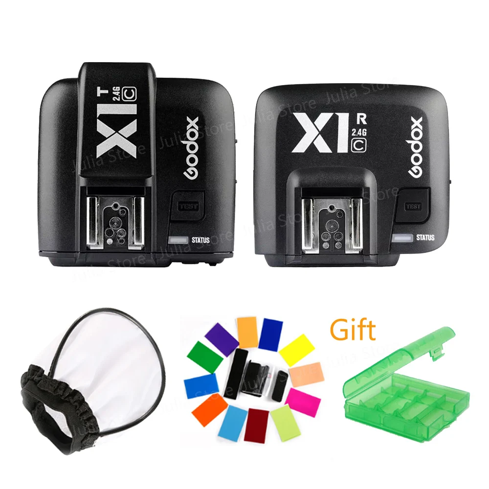 GODOX X1C/N/S TTL триггер вспышки 1/8000s HSS 32 канала 2 4G беспроводной стробоскоп передатчик