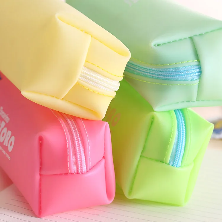 Творческий каваи прозрачные силиконовые пенал Новинка Канцелярские Прекрасный