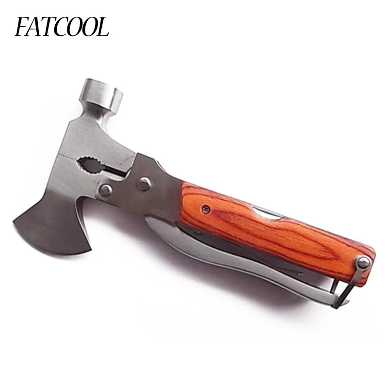 FATCOOL 1 шт. комбинация из нержавеющей стали безопасный молоток Ax автомобиль Escape
