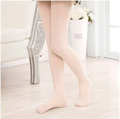 Light Pink Новые модные однотонные колготки для девочек Детские эластичные колготки Детские балетные трико детские бархатные колготки ярких цветов - Цвет: Light Pink