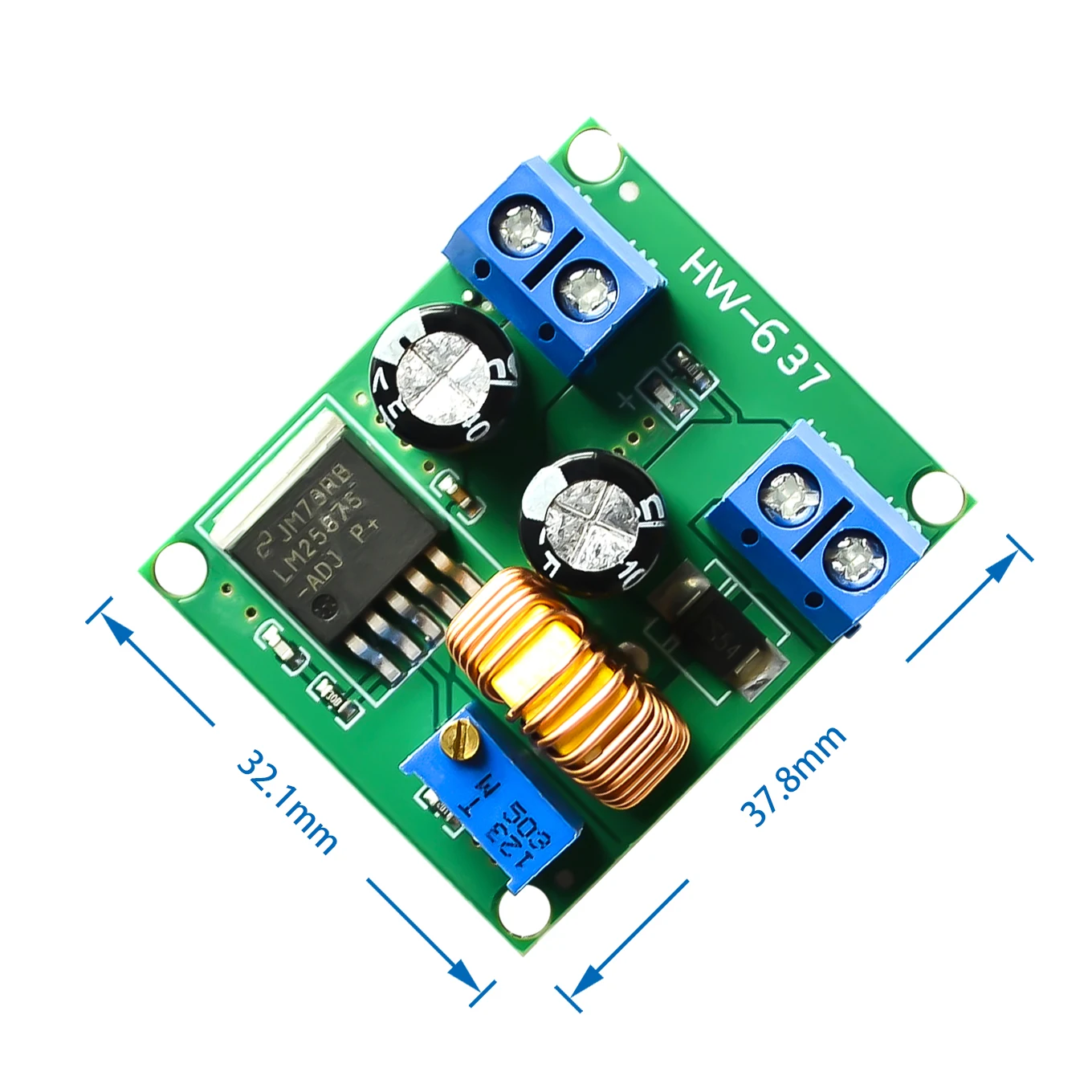 LM2587 DC-DC 3V-35V To 4V-40V Step Up Power Module Boost Converter 12v 24v to 5v преобразователь напряжения 19v |
