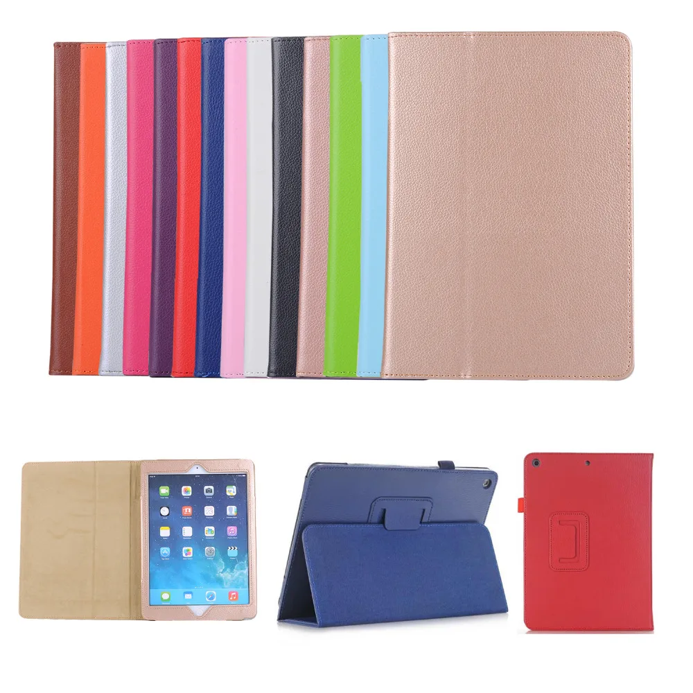 Чехол-подставка из искусственной кожи для Apple iPad 9 7 2018 2017 Air 5 Air2 6 | Компьютеры и