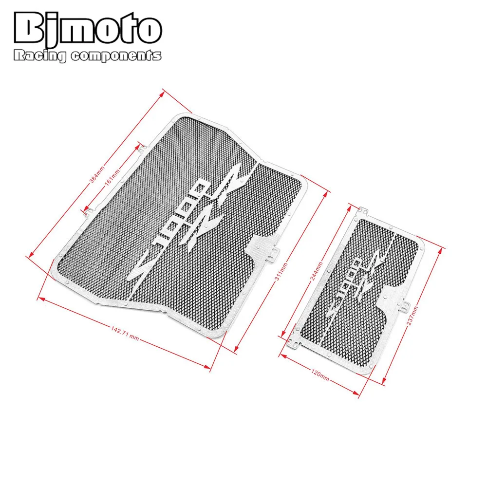 

Bjmoto Motorcycle Radiator Cover guard Protetor For BMW S1000RR 2010 2011 2012 2013 2014 2015 2016 motocross motorbike