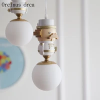 british creative cartoon king chandelier boys and girls bedroom childrens room lights nordic art dolls chandeliers