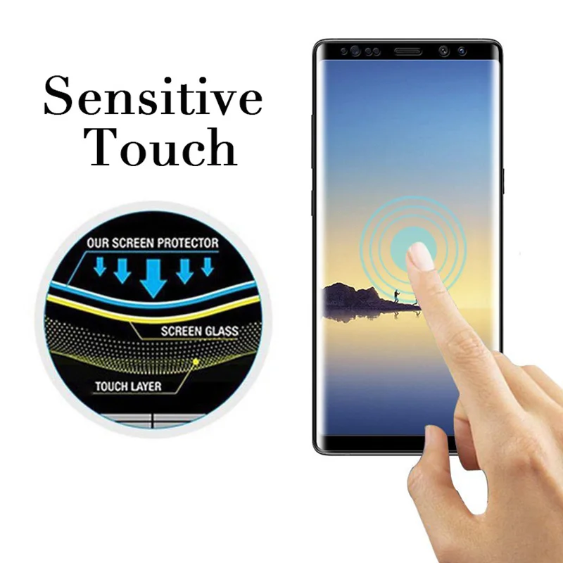 3D полное покрытие Защитное стекло для samsung note 9 на galaxy note9 9note защита экрана