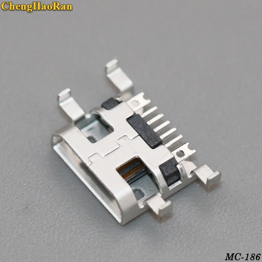 ChengHaoRan 50 шт потребительских упаковок для микро мини-usb зарядное устройство зарядный разъем для подключения док-станция зарядного устройства с портом jack Разъем 7 булавки для LG Series III 3 L80 D380 D385