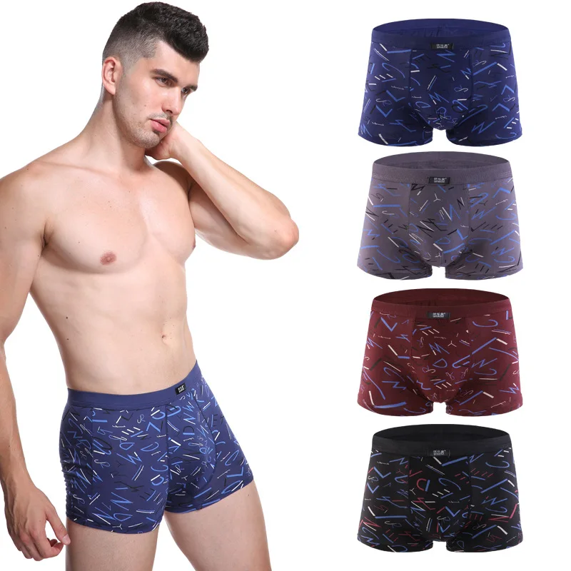 

youlehe Super Soft Men Underwear Modal Men's Boxer Shorts Mens Underpants Plus Size Breathable Comfortable Boxers Homme Cueca