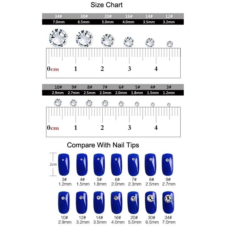SS3 прозрачные Стразы AB 1 4 мм стеклянные стразы с плоской задней частью без горячей