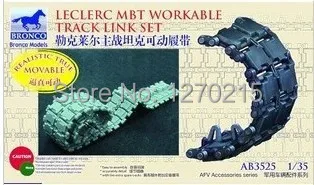 

Bronco model AB3525 1/35 Leclerc MBT Workable Track Link Set plastic model kit