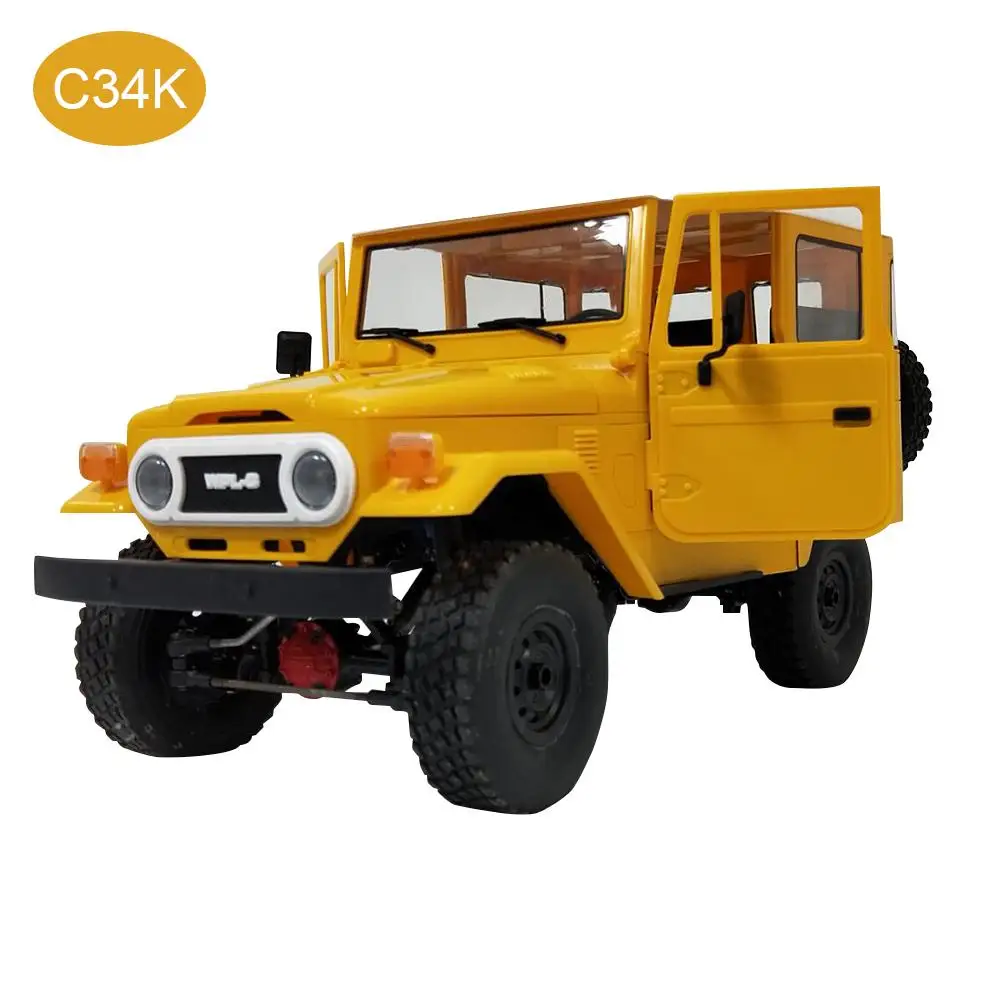 

WPL Новый Радиоуправляемый автомобиль C34 внедорожник с дистанционным управлением Автомобильные Игрушки комплект RTR 2,4G пропорционально FJ40 фо...