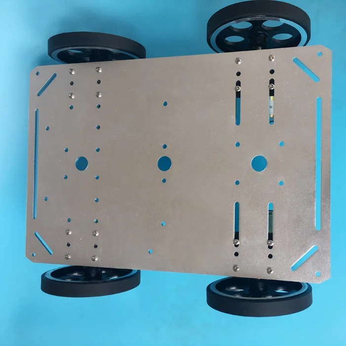 DIY Smart RC робот автомобиль шасси 4WD 37 мм Двигатель с металлическим колесом для Arduino