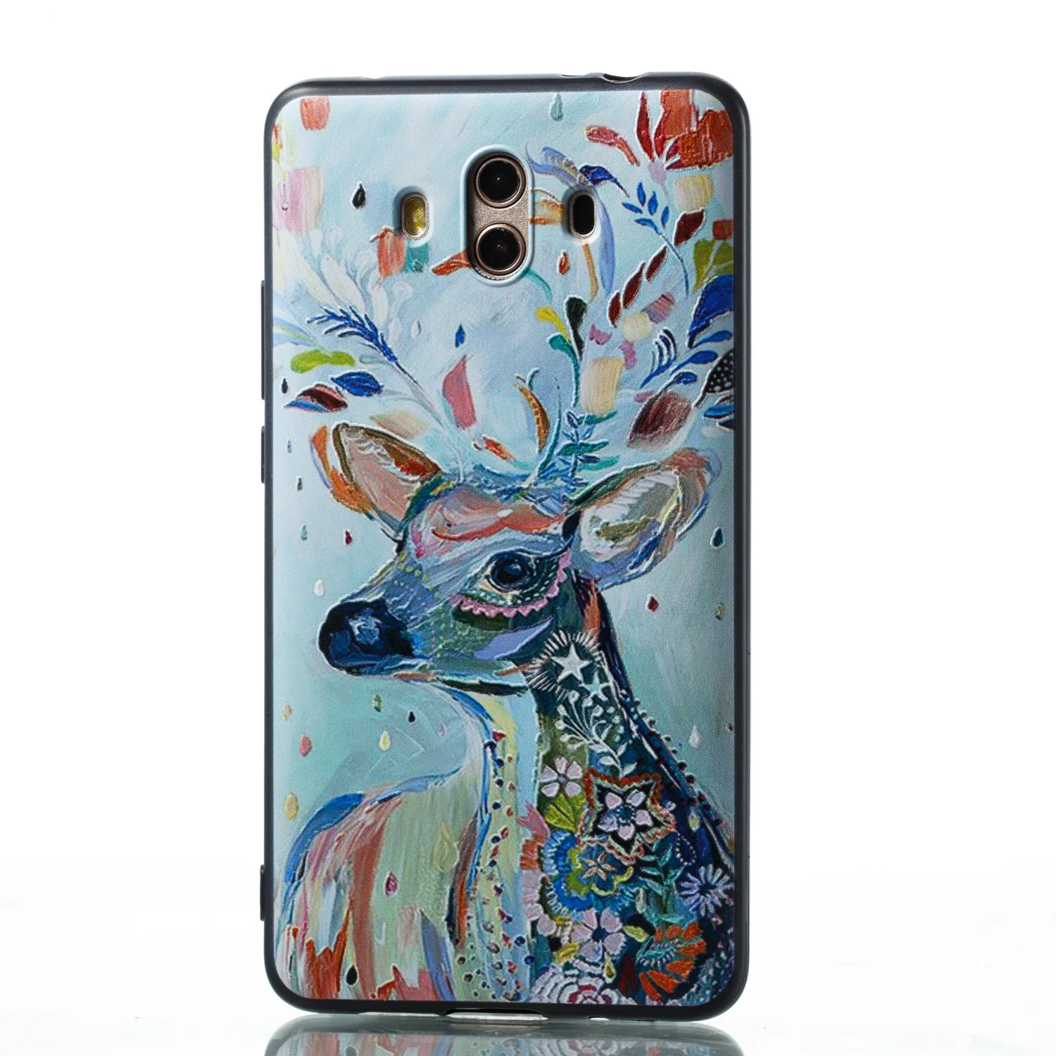 Embossed Cases For Huawei P8 Lite 2017 P9 lite Mini P10 Plus Painted Covers Nova 2s 2i 2 Mate 9 Pro 8 SE Shell |