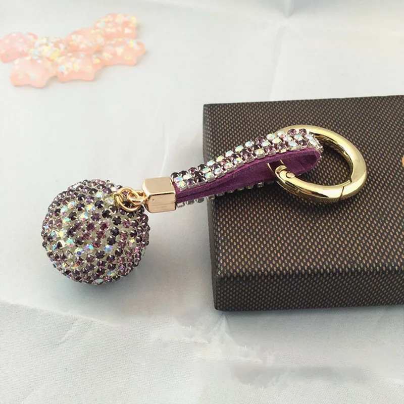 Новое поступление 2019 цепочка для ключей девочек и женщин из сплава с цирконом 12