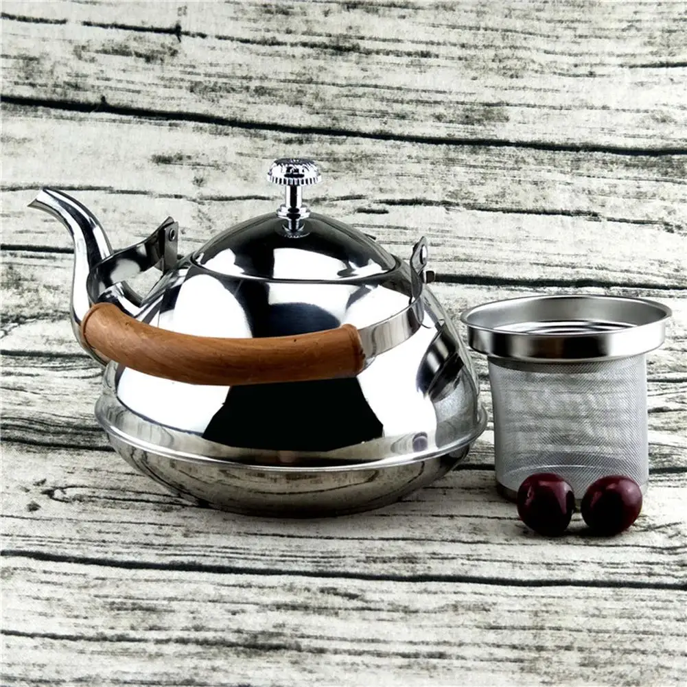 1Pcs Home Hotel Kitchen Stainless Steel Tea Drink Kettle Pot Stove Top Safe Cookware  Water | Отзывы и видеообзор