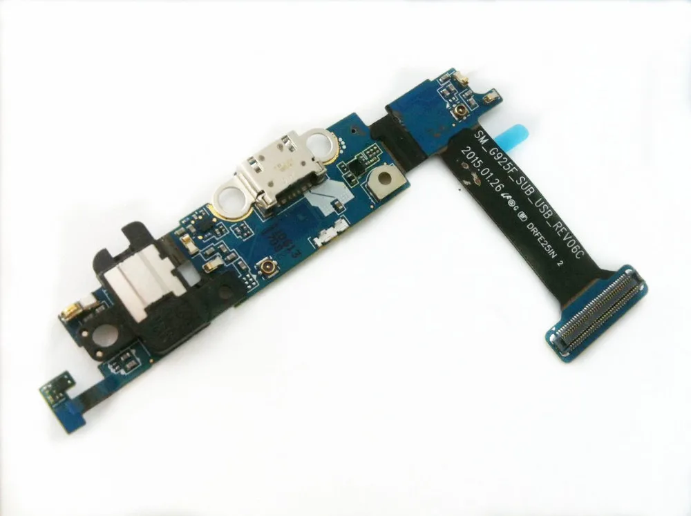 Для Samsung Galaxy S6 Edge SM G925F G925A G925T G925I G925P G925R4 G9250 usb порт для зарядки микрофона гибкий