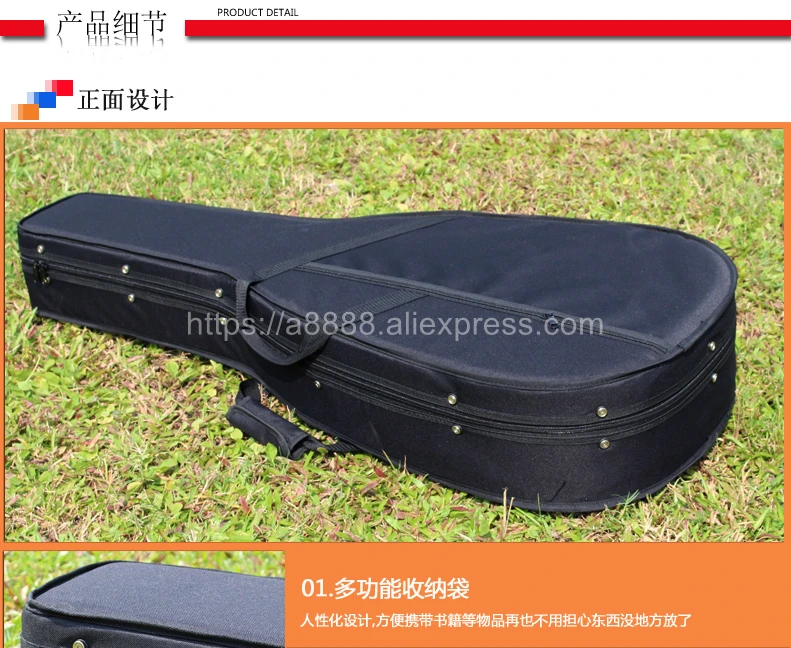 Freeshpping Light body foam Guitar Hard case for 39 inch guitar/40