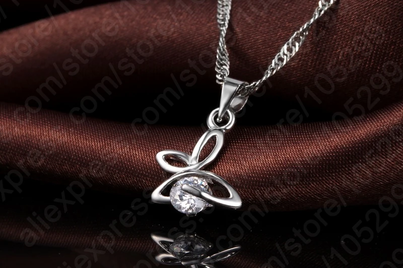 Высокое качество ювелирное изделие из стерлингового серебра 925 пробы кристалл CZ