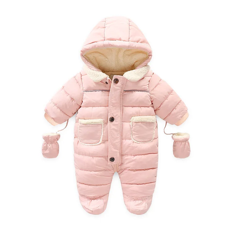 Ircomll зимний костюм для маленьких детей, для маленьких девочек и мальчиков, состоящий из Осенний комбинезон с капюшоном и подкладкой из овечьей шерсти Дети Ясельного возраста зима-осень комбинезоны для девочек Детская верхняя одежда