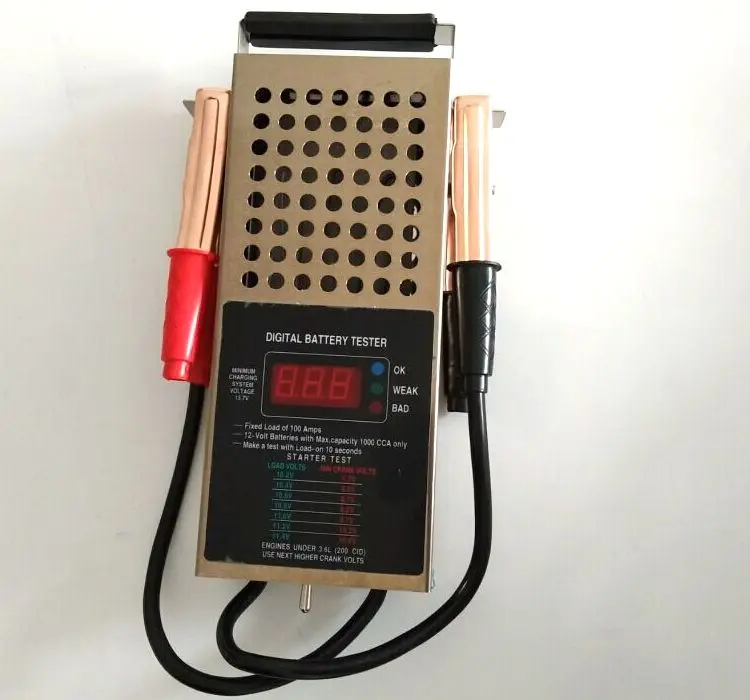

12V AC Motor Alternator Cranking Check Analyzer Diagnostic Detector Original High Quality Automotive Battery Analyzer 125 AMP