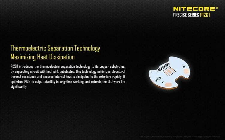 NITECORE P12GT с перезаряжаемой батареей 18650 1000 Lms CREE XP-L HI V3 светодиодный тактический фонарь