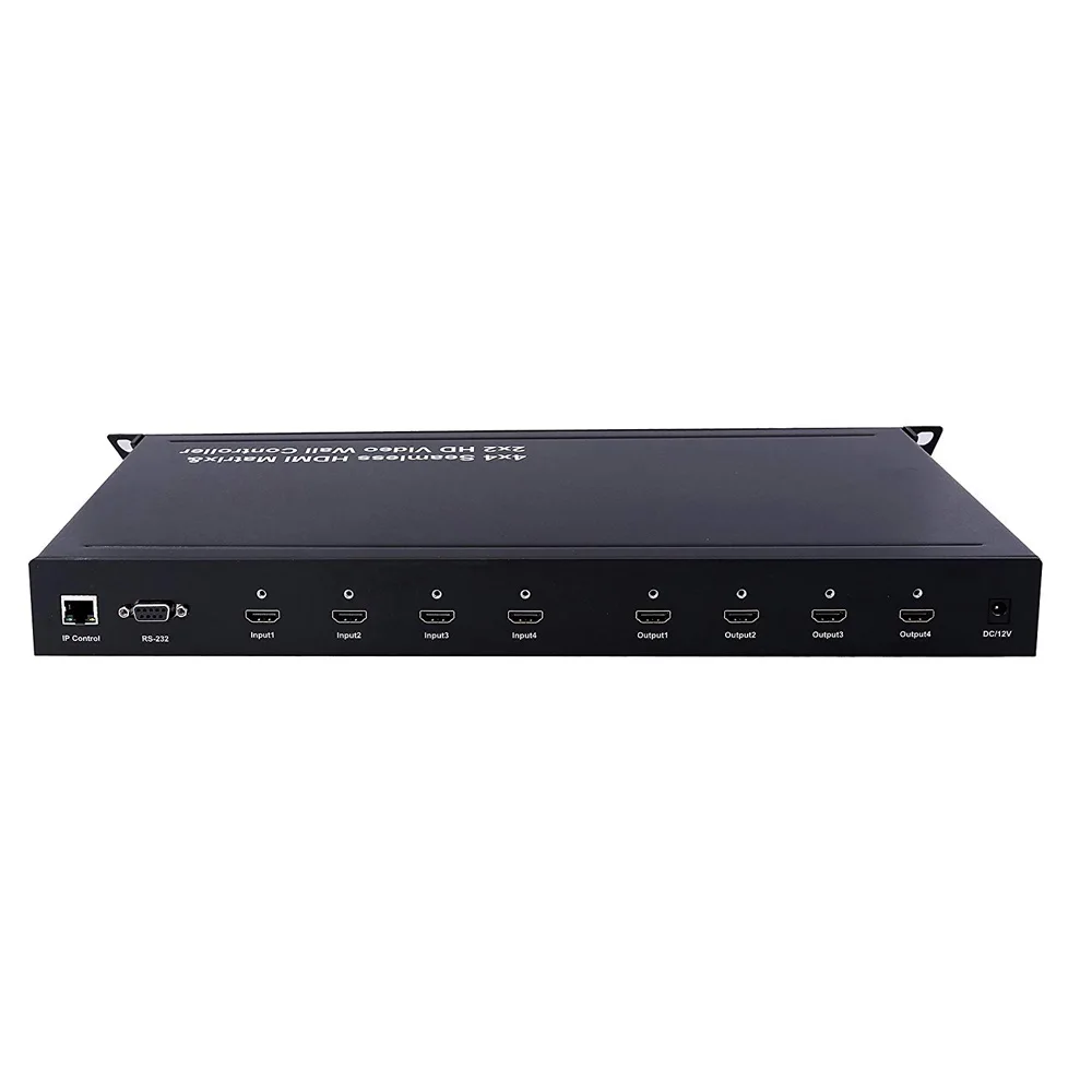 PUZHIJIE PZJ SMX44 ProAV серии бесшовный 4x4 HDMI матричный переключатель с четырьмя