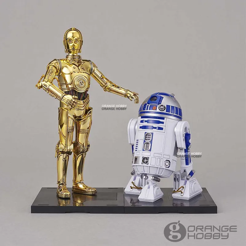 OHS Bandai Звездные войны TLJ 1/12 C3PO и R2D2 сборки модели Наборы | Игрушки хобби