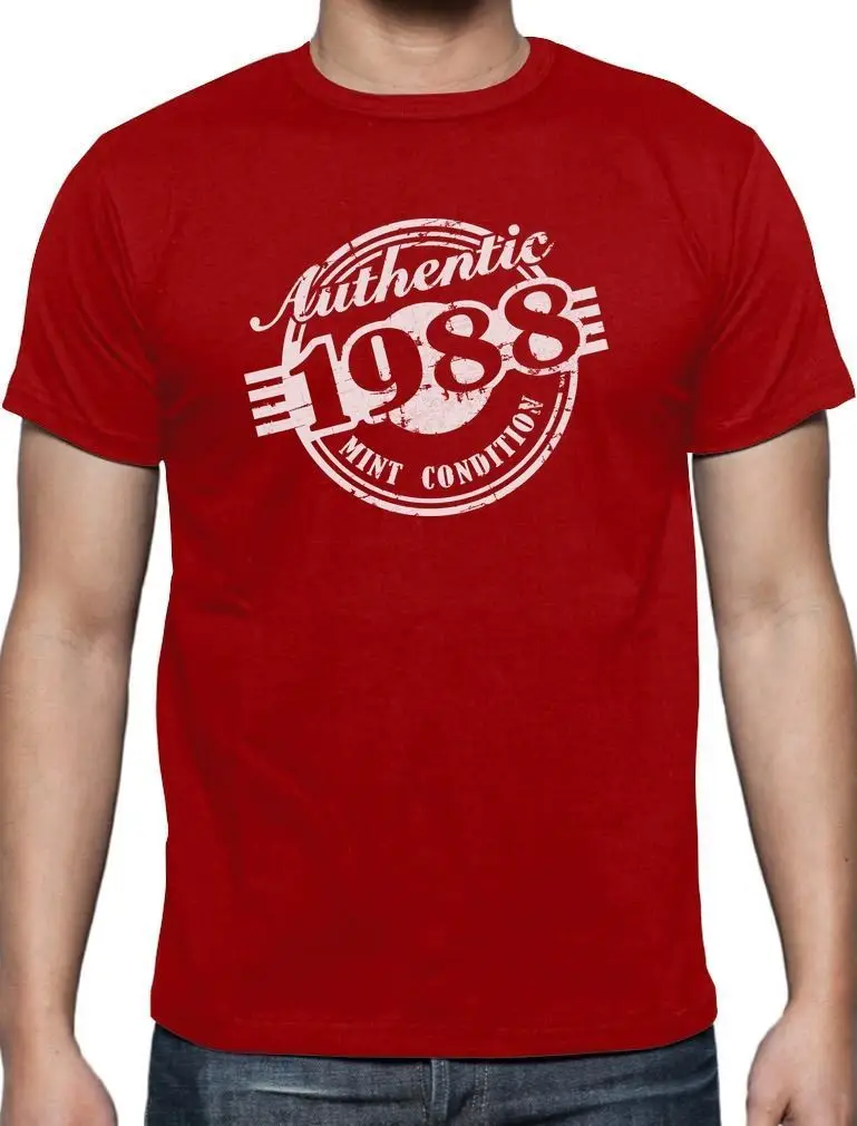 

30Th Birthday Gift 1988 Mint Condition T-Shirt Funny Birthday Gift New T Shirts Unisex Funny Tops Tee Basic Models Best T