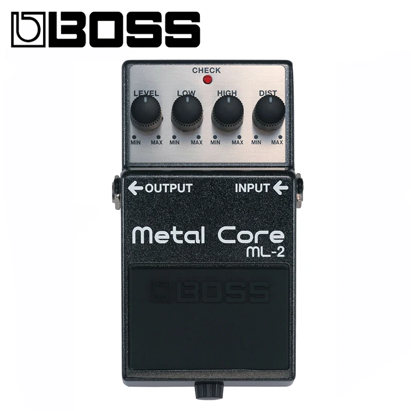Boss ML-2 педаль искажения металлического сердечника с низкой и высокой настройкой, комплект с медиаторами, полировочная ткань и струнные намотки