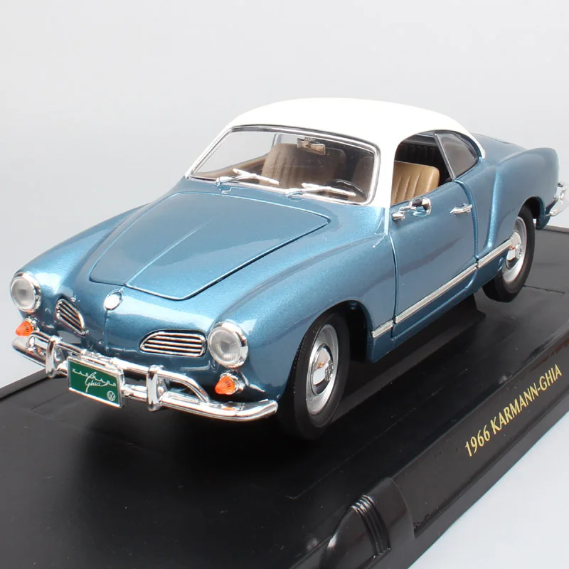 1:18, большие бренды, дорожный знак, классика 1966, Karmann Ghia coupe, литые автомобили, модель автомобиля, миниатюрные игрушки, подарок