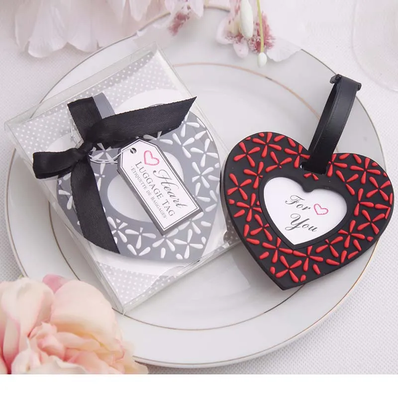 

Love heart shaped Luggage tag novelty wedding gifts gifts Free shipping 50 pcs