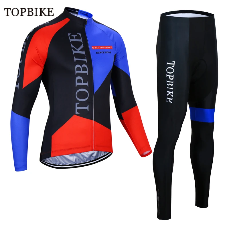 Winter Cycling Set Профессиональная Зимняя Теплая Флисовая одежда для велоспорта, комплект одежды для горного велосипеда, одежда для гонки на велосипедах велосипедные костюмы - Цвет: Winter Cycling Set