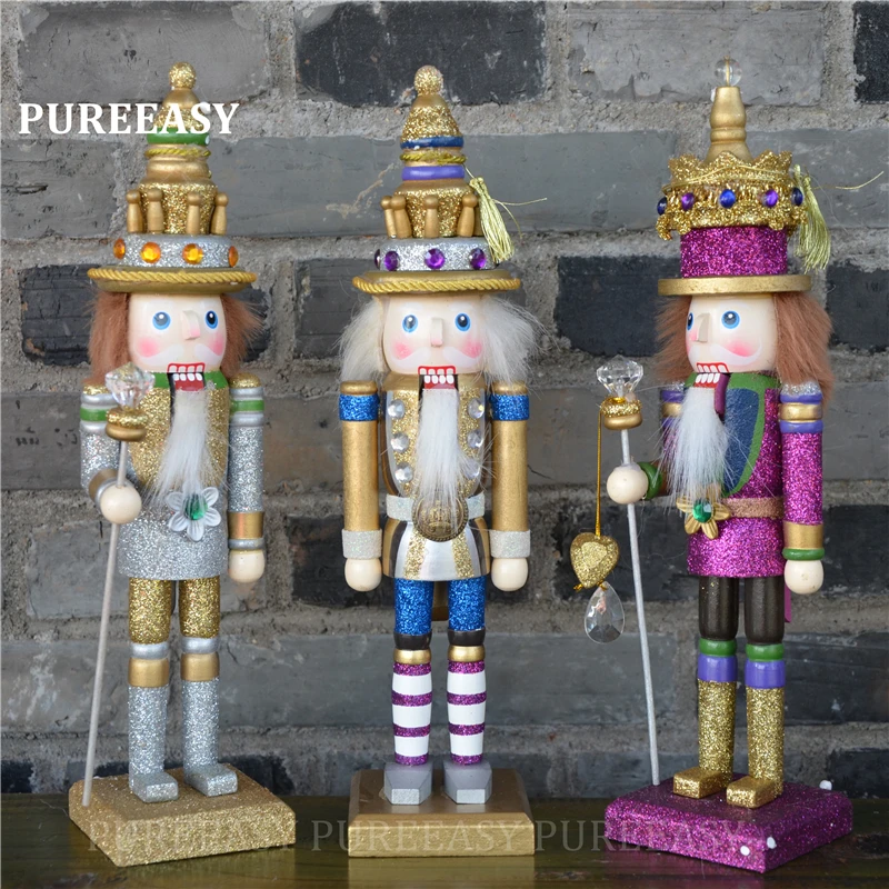 30 см Щелкунчики Рождественское украшение для дома оригинальное дерево