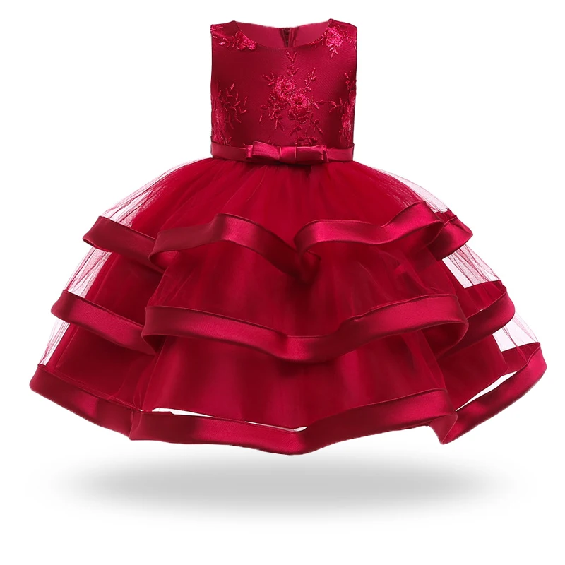Детское торжественное платье модный костюм для девочек праздничное принцессы с