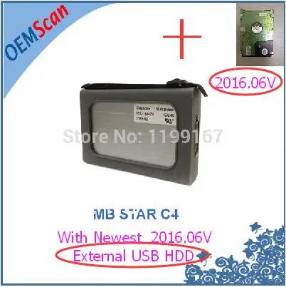 MB c4 with USB hdd Новинка года экономически эффективным Mb Star C4 для 24v грузовых автомобилей и автомобилей с mb star c4 программное обеспечение новые,03 в качестве mb star c3, c3 Звезда - Цвет: MB c4 with USB hdd