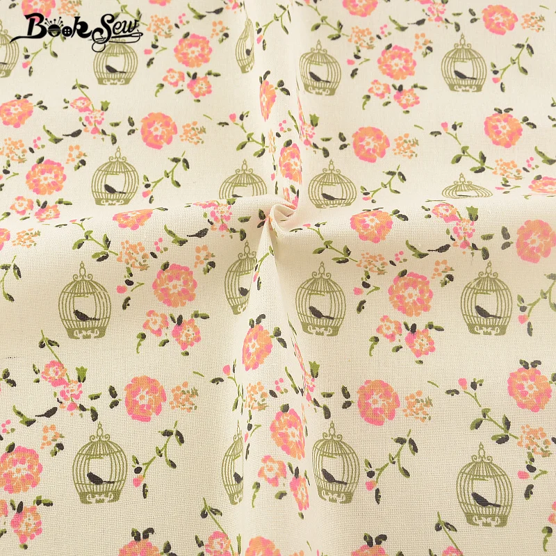 Booksew хлопок белье Ткань Текстиль для дома скатерти Подушка сумка Шторы ZAKKA