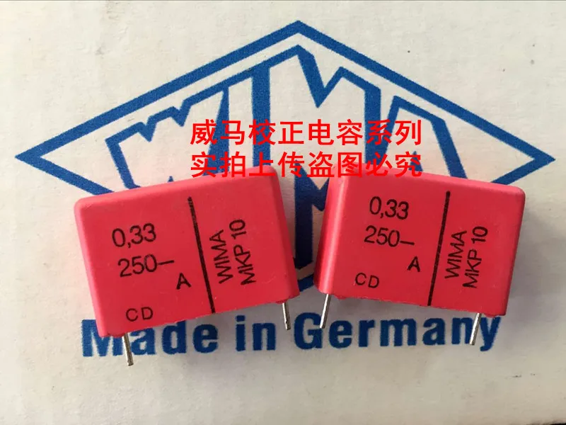 2020 Φ 10 шт/20 шт Германия WIMA MKP10 250V 0 33 мкФ 334 330n P: 22 5 мм|Конденсаторы| |