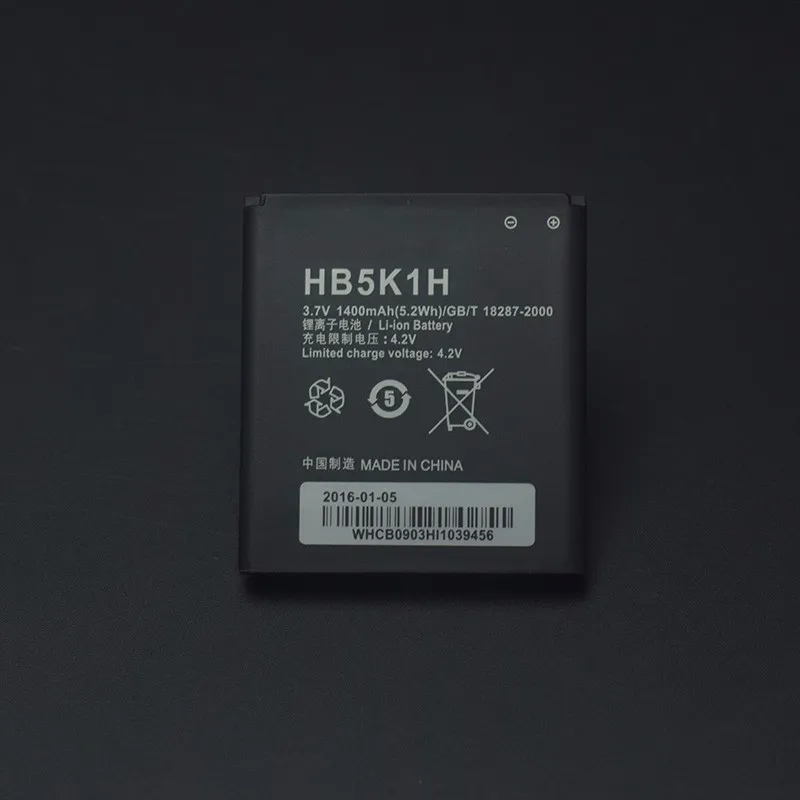 Батарея для сотового телефона Huawei sonic Высококачественная батарея 1400 мАч HB5K1H Ascend 2