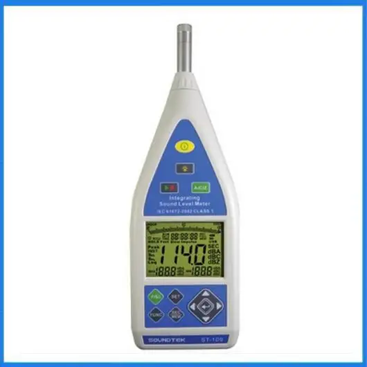 Строевой измеритель уровня звука класса 1 встроенный с диапазоном измерения 30 ~ 130