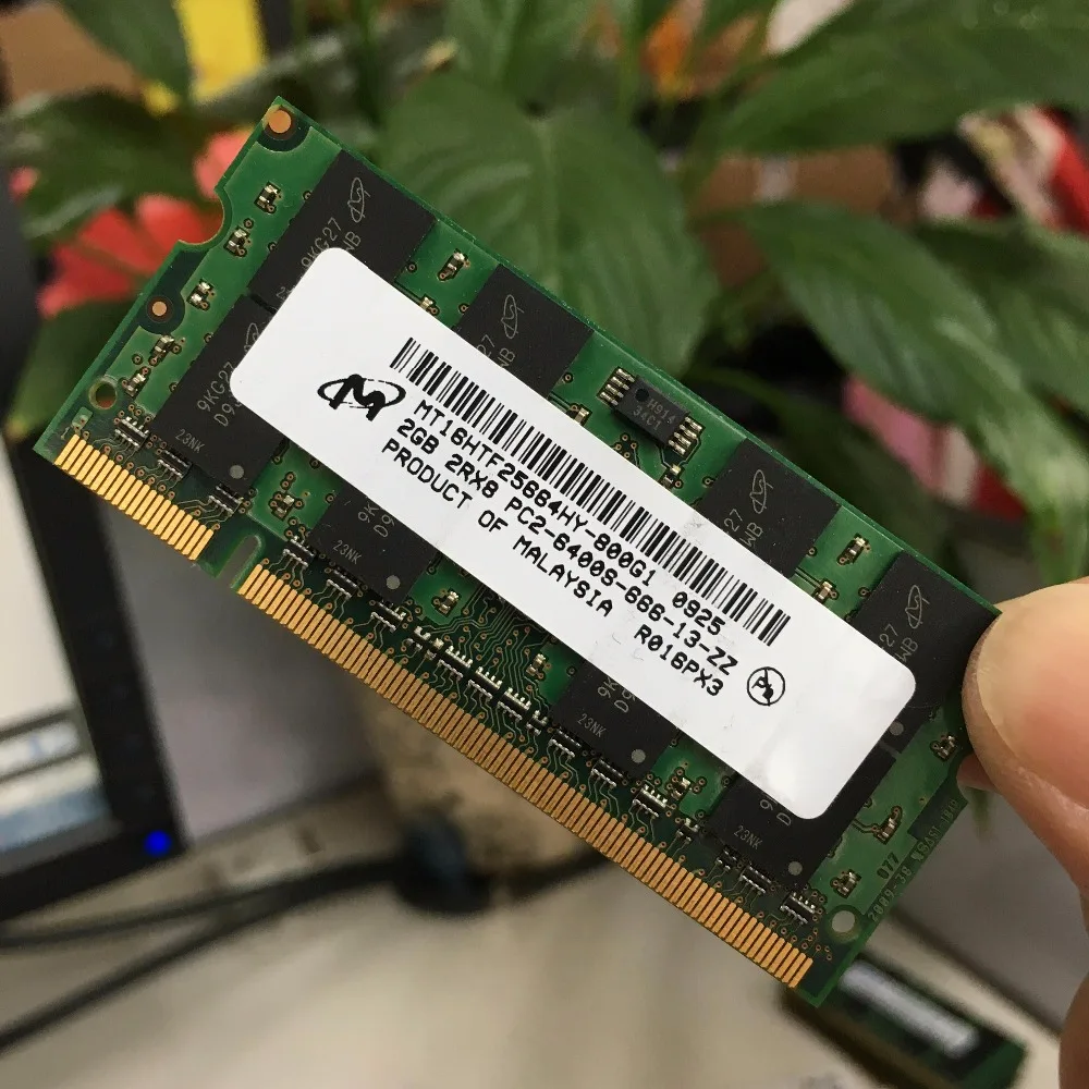 Микрон чипсет ноутбук 1 Гб 2 Гб 1 г 2 г PC2 ddr2 5300S 6400S 667 800 667 МГц 800 МГц ECC лэптоп ноутбук Память ram