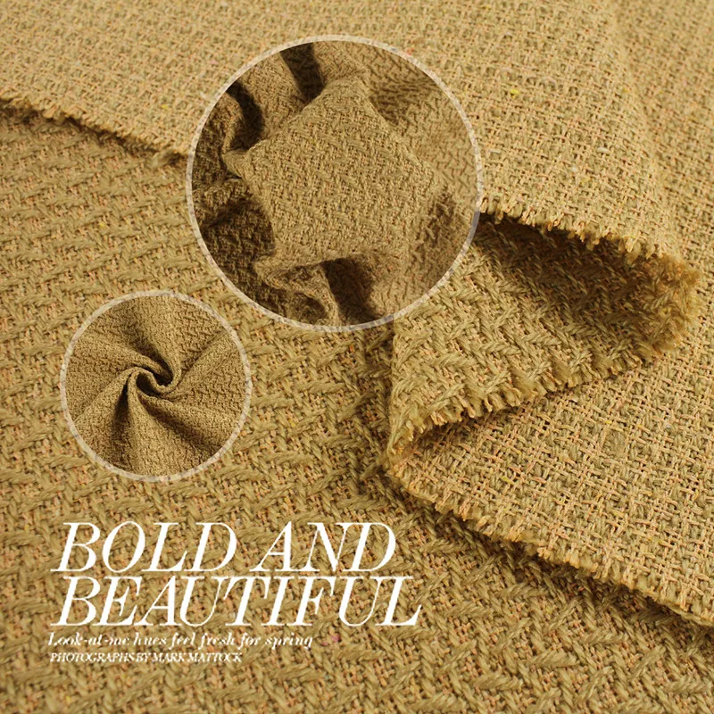 Желто-розовый бриллиантовый стиль шерстяная ткань W1H48 | Дом и сад