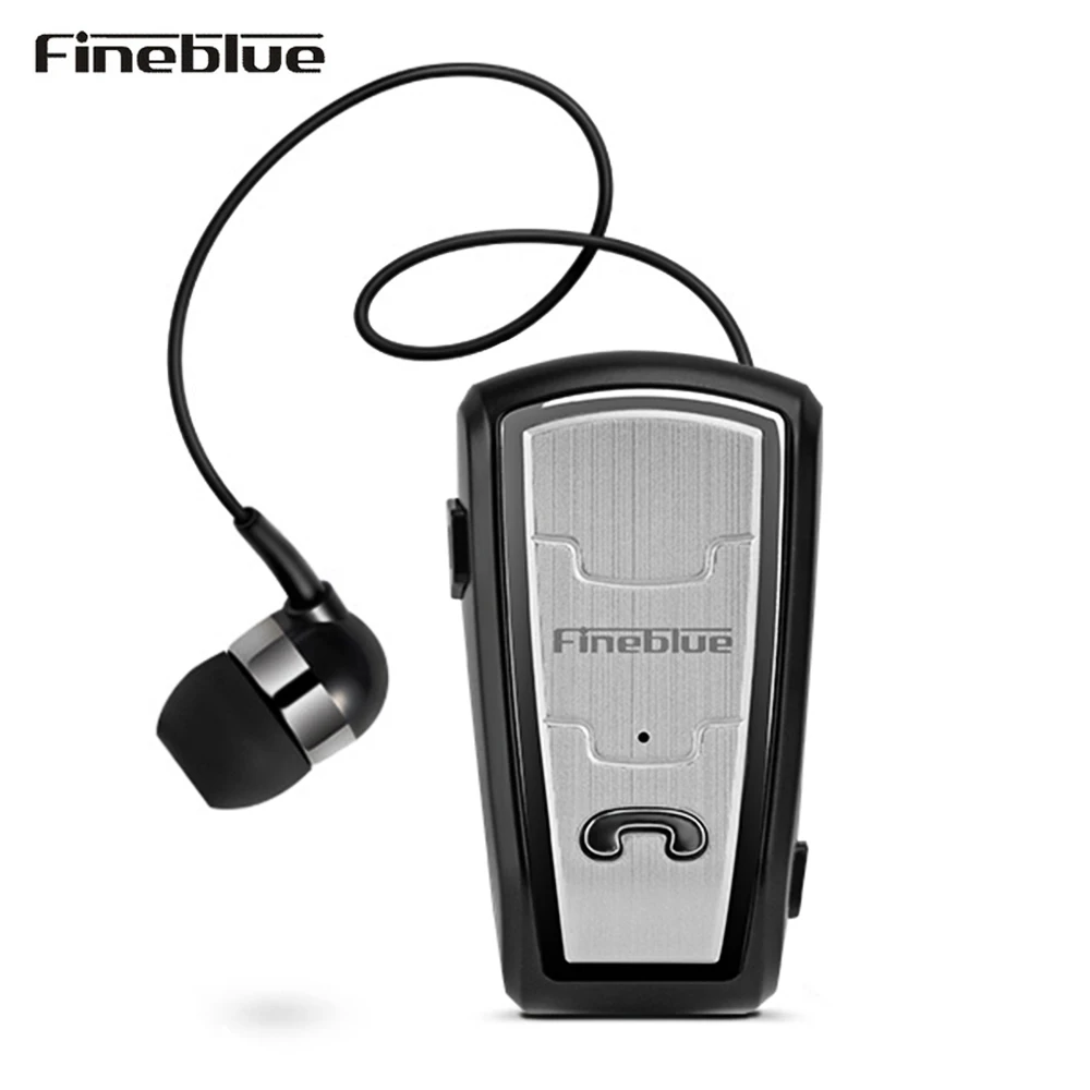 Fineblue FQ208 Bluetooth 4 0 Автомобильный наушник гарнитура в деловом стиле с выдвижным