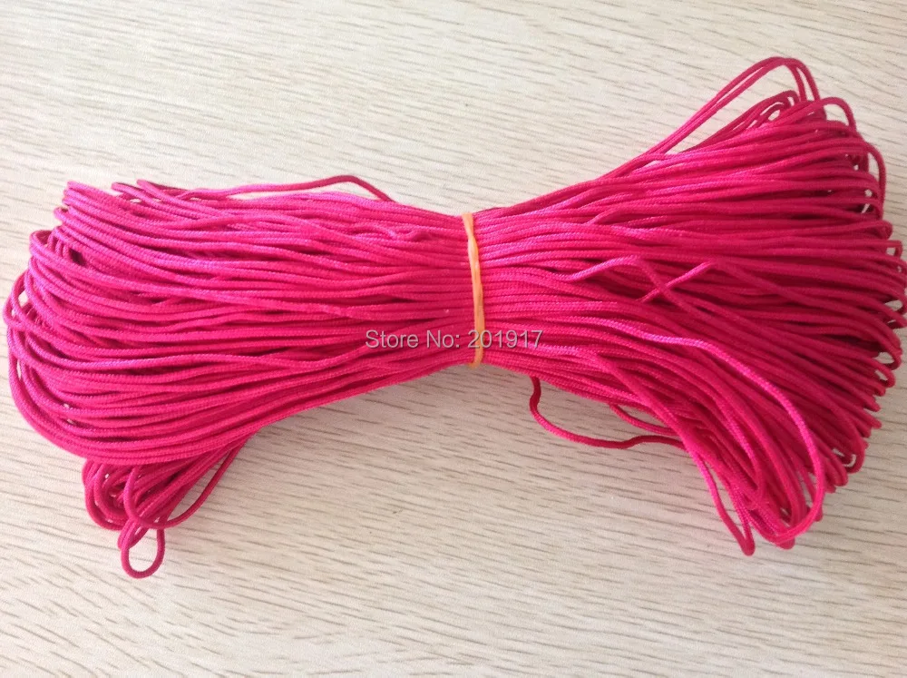 2 мм Roseo Rattail оплетка нейлоновый шнур + аксессуары для ювелирных изделий веревка