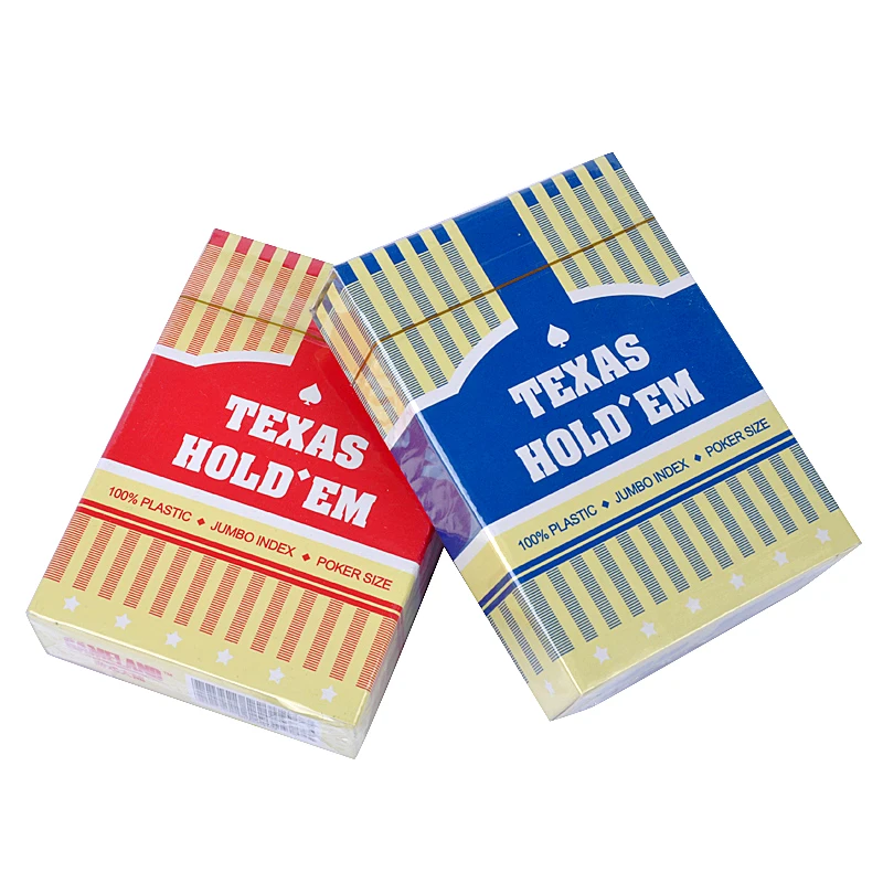 Большой номер широкая карта передовые пластиковые игральные карты для покера из