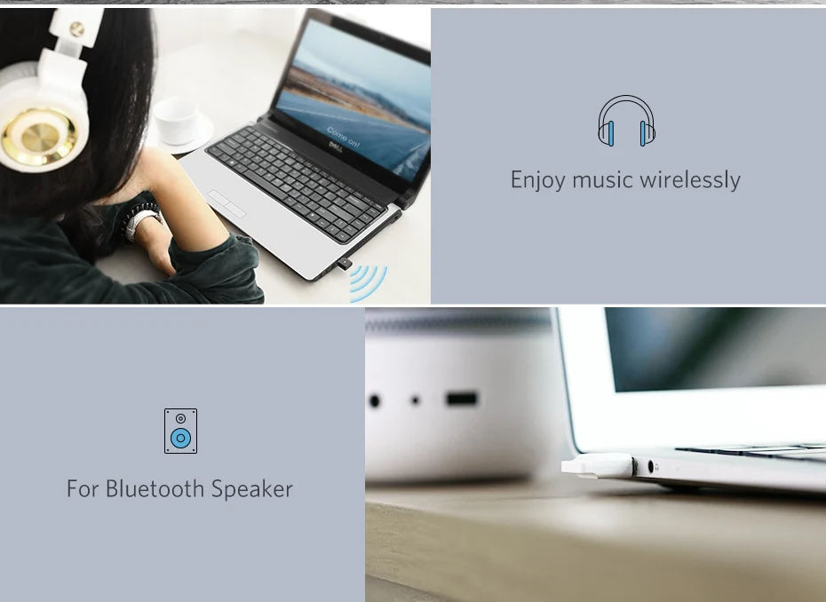 Ugreen USB Bluetooth приемник передатчик 4,0 адаптер ключ aptx Беспроводной наушников ПК музыкальный приемник Bluetooth аудио адаптер