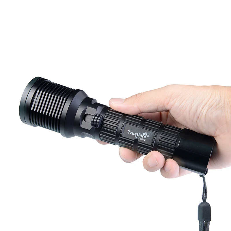 TrustFire светодиодный фонарик для дайвинга глубина погружения до 50 м CREE DF 007 U3 800